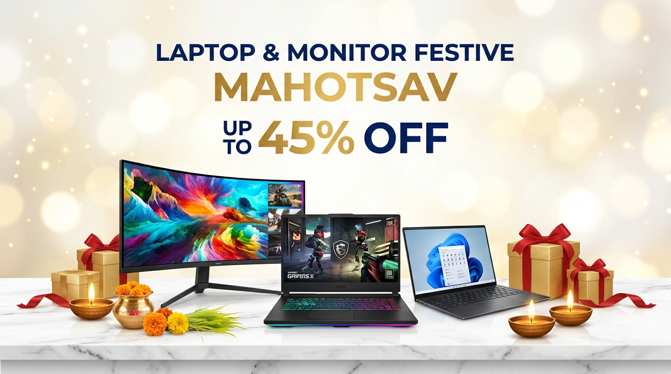 Laptop and Monitor Festive Mahotsav