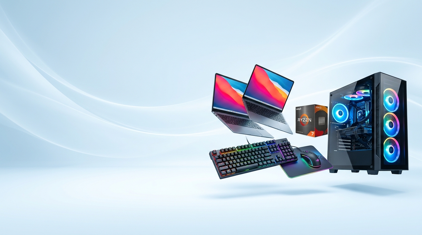 Power Your Next Move - Laptops & Desktops at S3 TECH