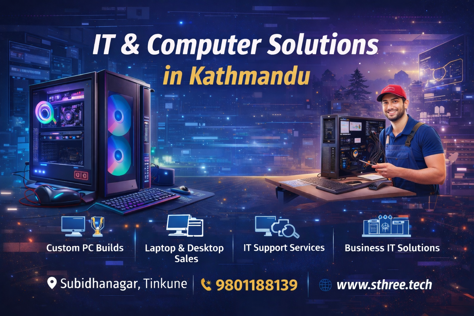 Complete IT and Computer Solutions in Kathmandu – Services Offered by S3 TECH