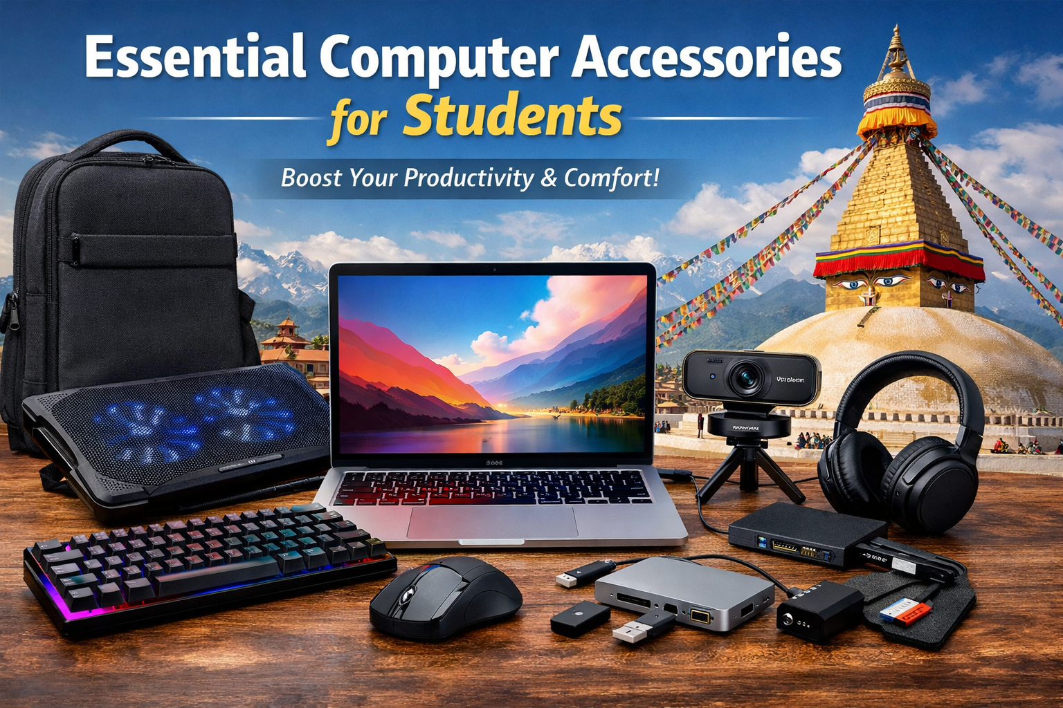 Essential Computer and  Laptop Accessories for Students in Nepal