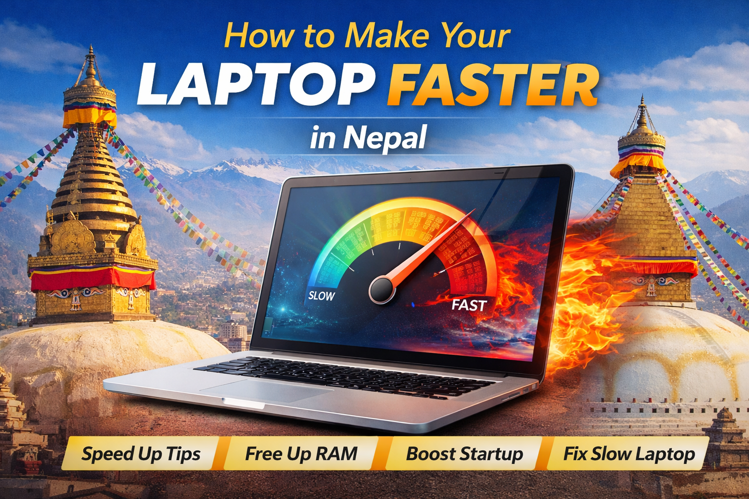 How to Make Your Laptop Faster (2026 Guide for Nepal)
