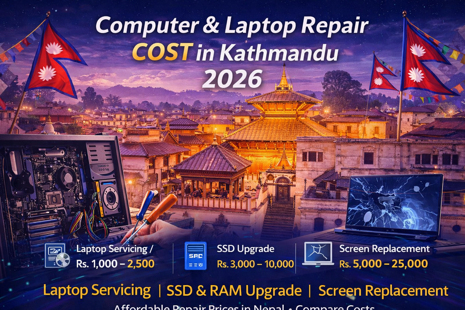 Computer Repair Cost in Kathmandu (2026 Guide)