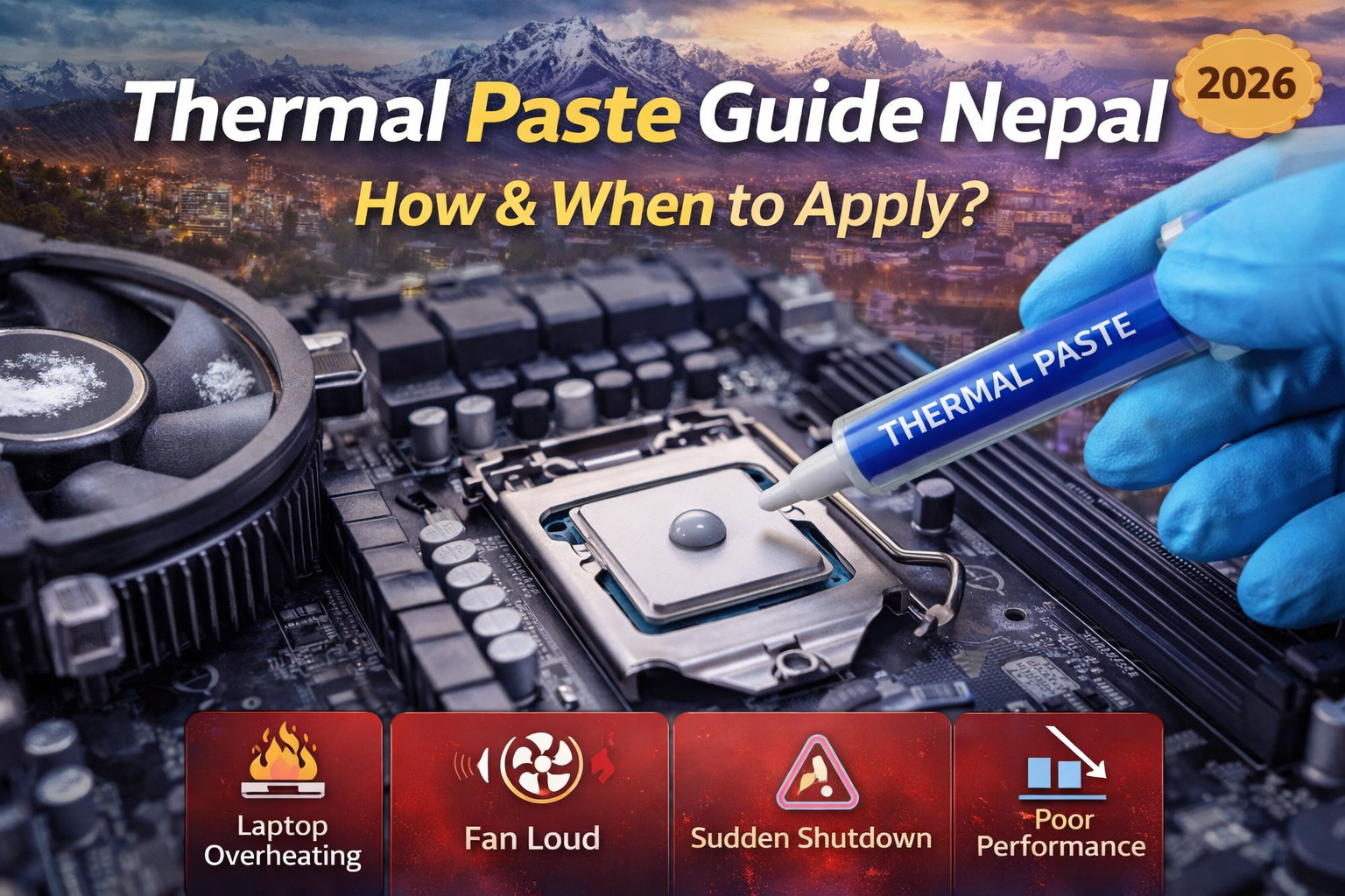 Thermal Paste Guide in Nepal | How & When to Apply (2026)