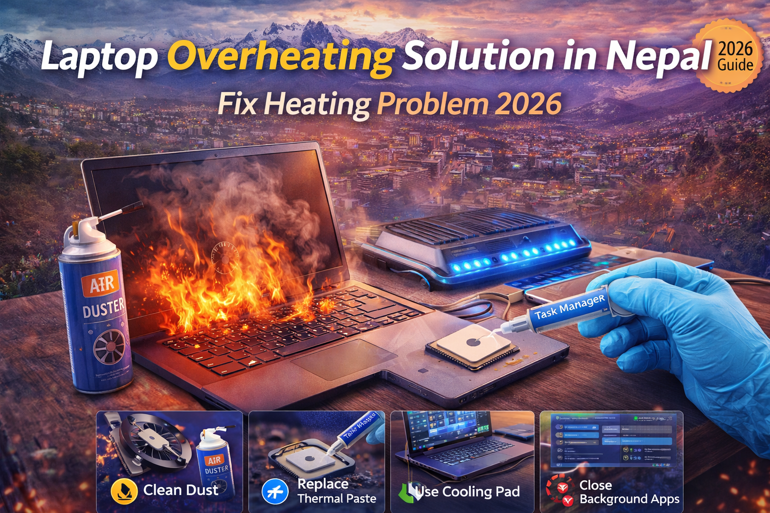 Laptop Overheating Solution in Nepal | Fix Heating Problem 2026