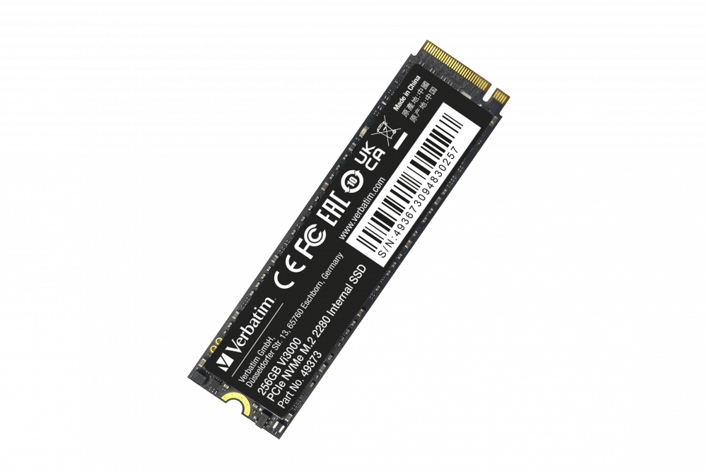 Verbatim Vi3000 PCIe NVMe™ M.2 SSD 256GB