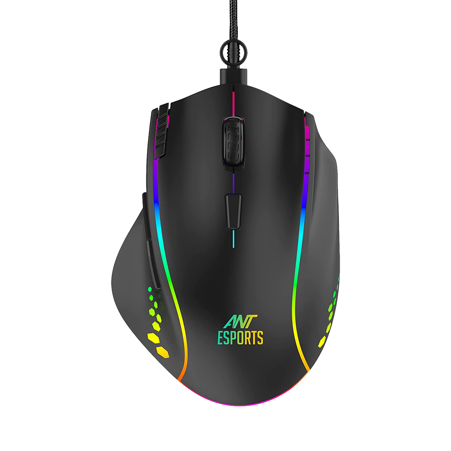 Ant Esports GM600 7200DPI RGB Wired Gaming Mouse Black
