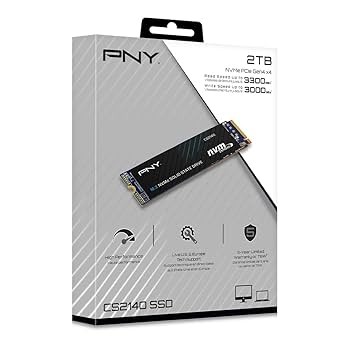 SSD NVME PNY 2TB CS2241,  M.2 Gen 4