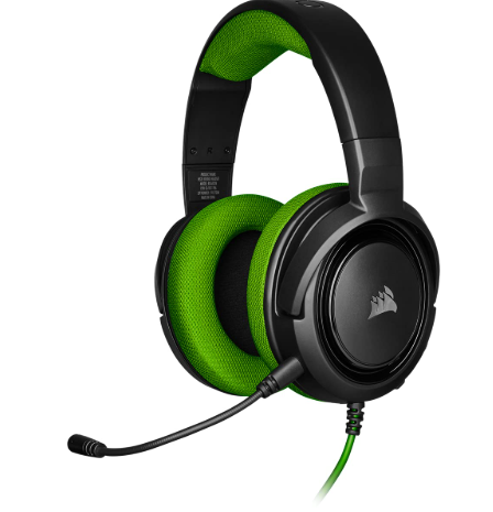 CORSAIR HS35 GREEN GAMING HEADPHONE CA-9011197-AP