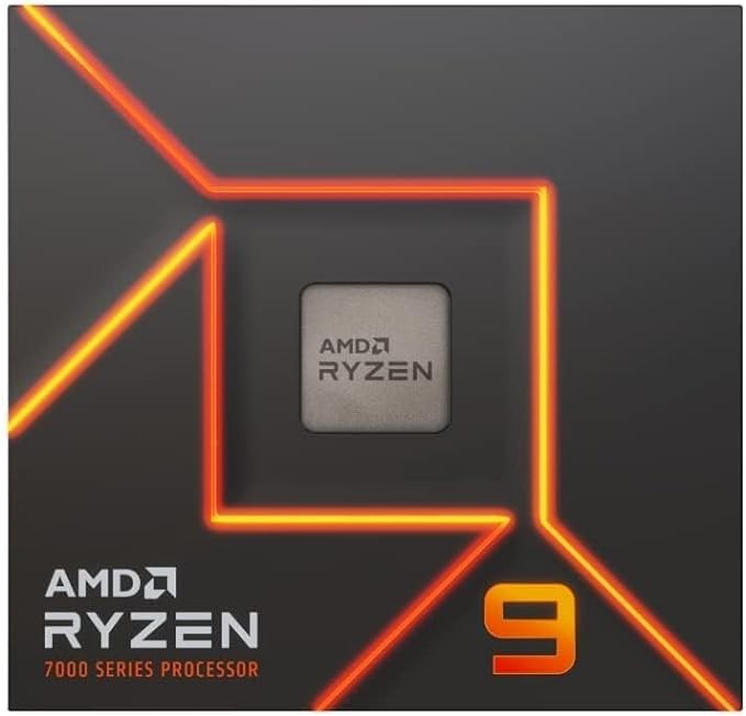 AMD Ryzen 9 7950X Desktop Processor (Zen 4, 16-Core, 32-Thread, AM5 Socket)