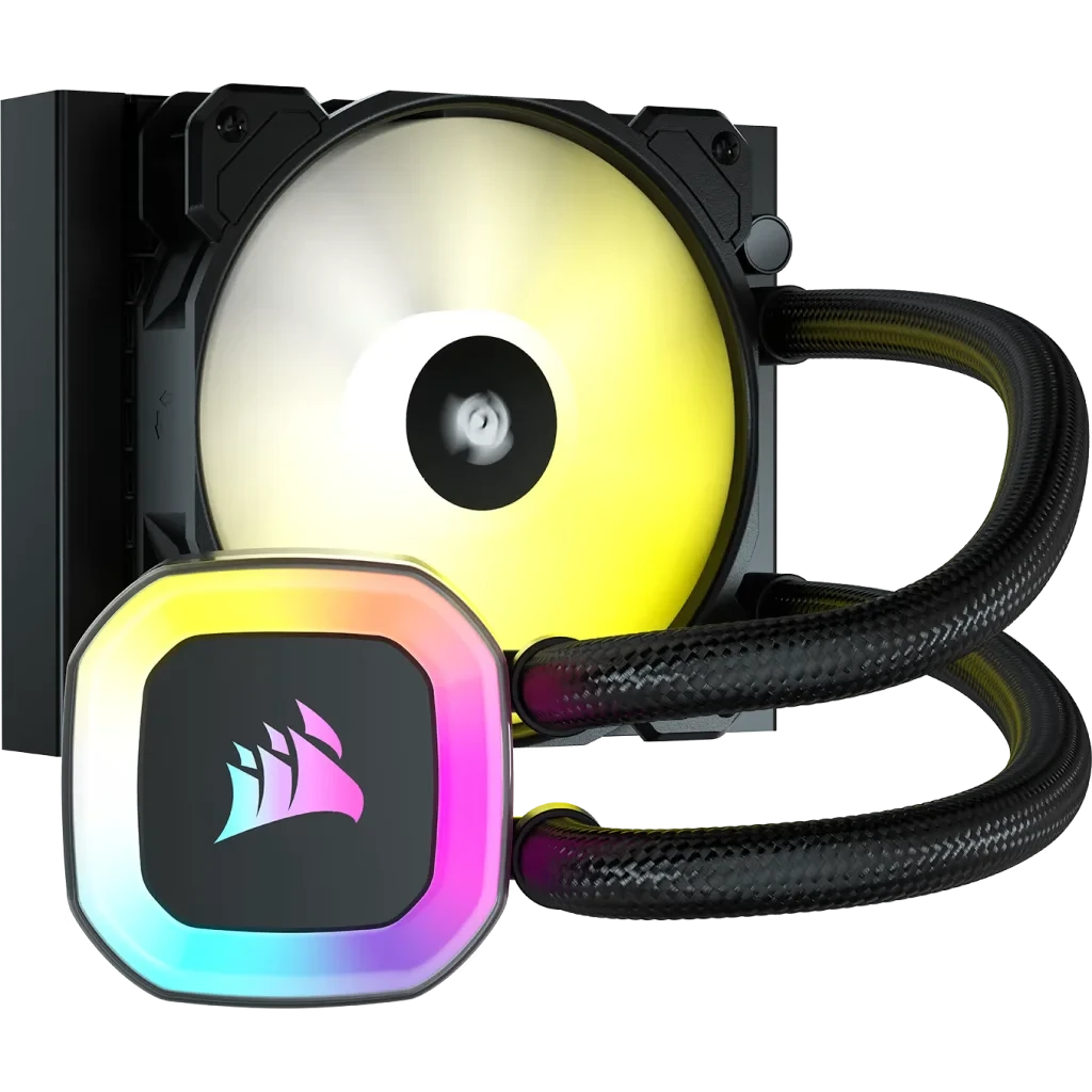 Corsair H55 RGB 120mm Liquid CPU Cooler – CW‑9060052‑WW
