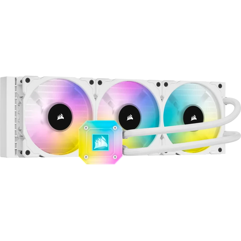 CORSAIR iCUE H150i ELITE CAPELLIX Liquid CPU Cooler — White