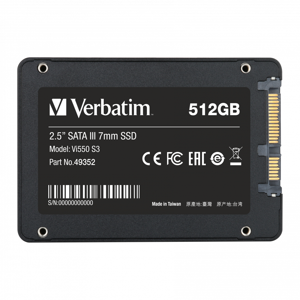 Verbatim Vi550 S3 SSD 512GB