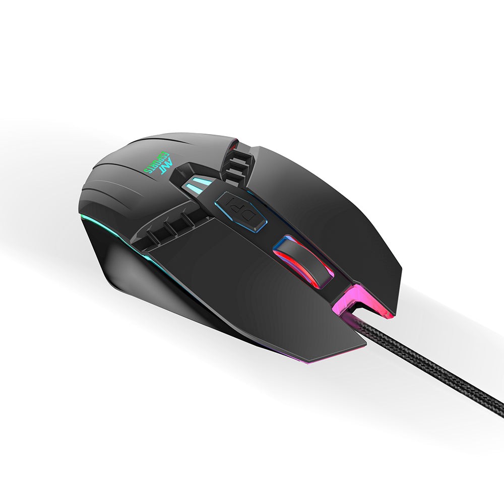 Ant Esports GM50 3600 DPI RGB Wired Gaming Mouse Black