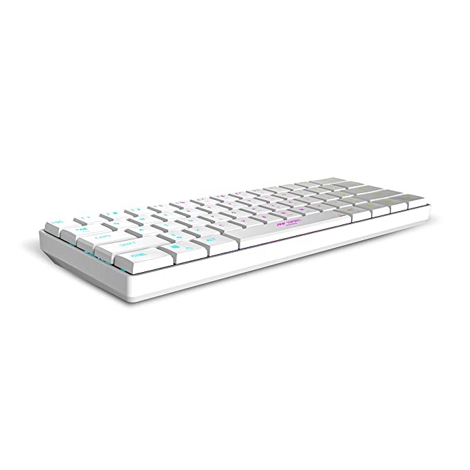 Ant Esports MK1500 Mini Retro Wireless Gaming Keyboard – White