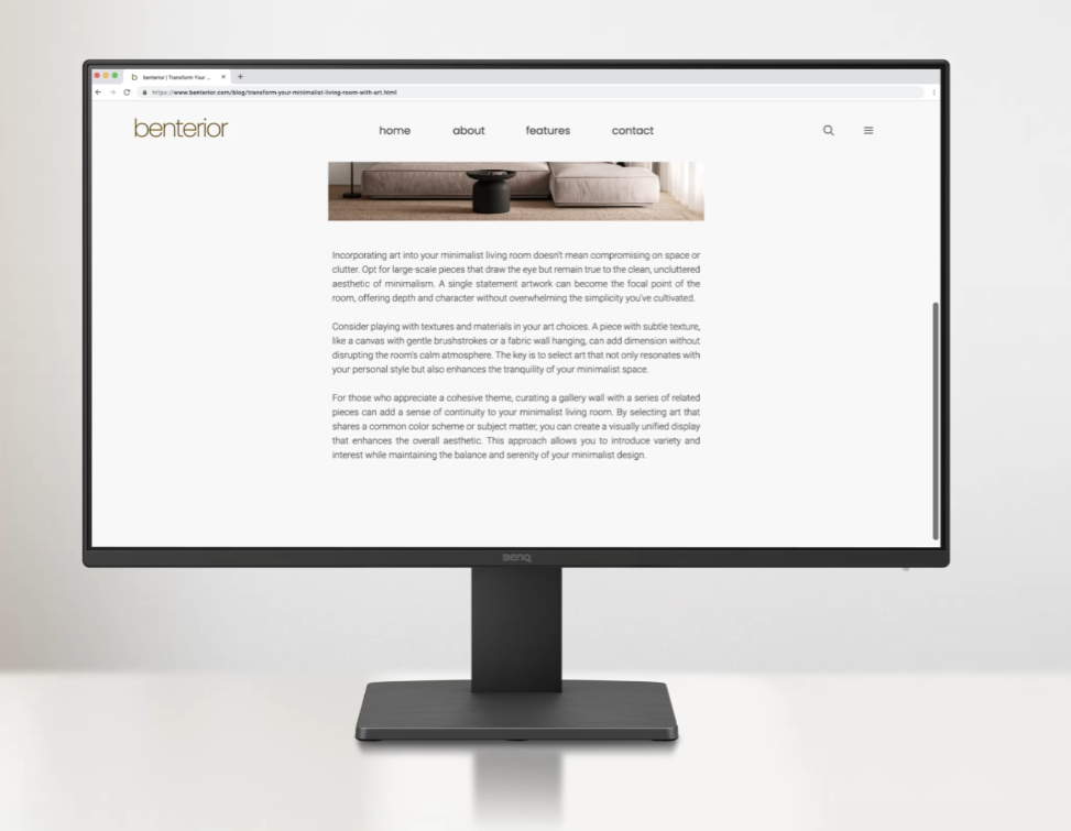 BENQ GW2491 | 23.8" 1080p FHD 100Hz Home Office Monitor