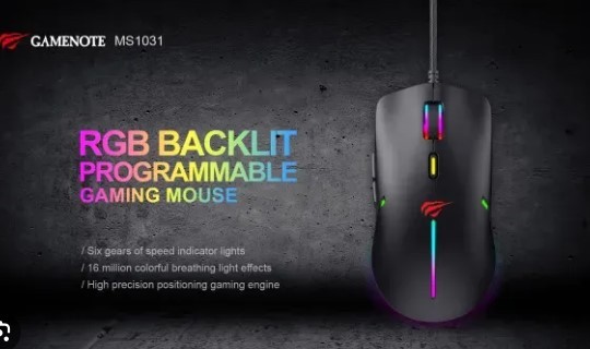 HAVIT MS1031 RGB Programming Gaming Wired Mouse