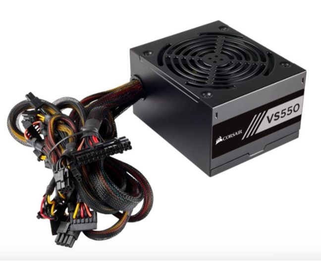VS Series™ VS550 — 550 Watt 80 PLUS® White Certified PSU
