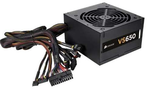 VS Series™ VS650 — 650 Watt 80 PLUS® White Certified PSU (UK)
