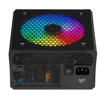 Corsair CX650F RGB, 80 PLUS Bronze Fully Modular ATX Power Supply (80 PLUS Bronze Certified, 120 mm RGB Fan, Optimised for Low Noise, 105°C Japanese Capacitors, Compact 140 mm Long Casing) Black CP-9020217-UK