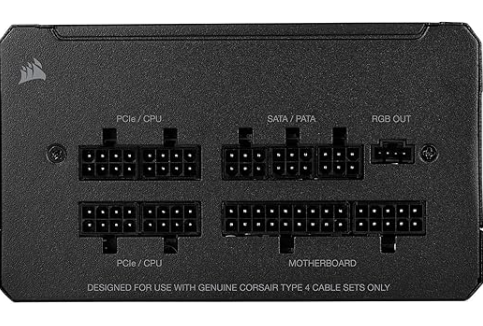 Corsair CX Series™ CX750F RGB — 750 Watt 80 Plus® Bronze Certified Fully Modular RGB PSU CP-9020218-UK