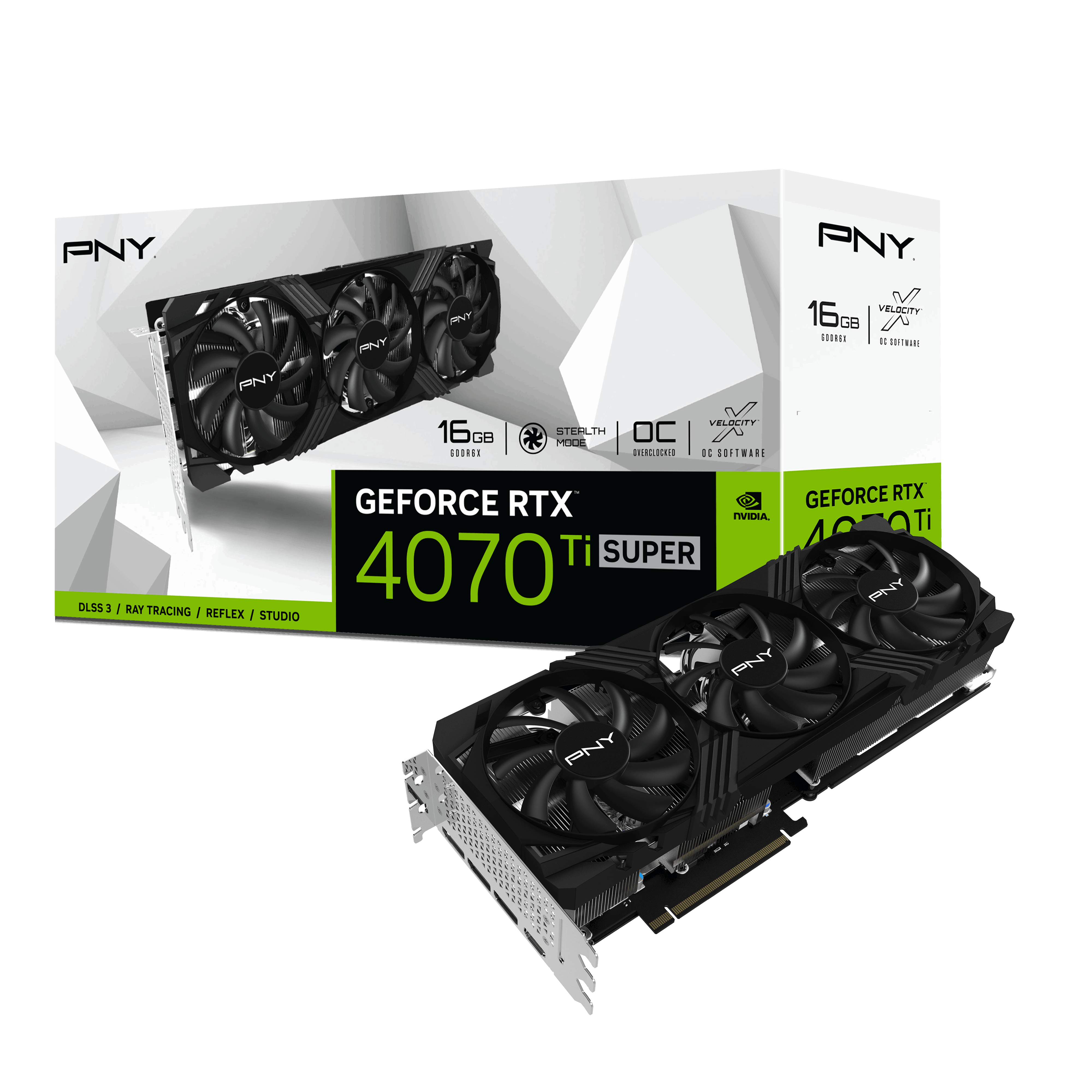 VGA Card PNY RTX 4070TI  SUPER 16GB TF OC