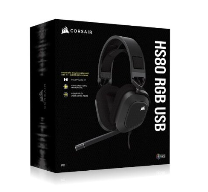 CORSAIR HS80-WIREDCARBON GAMING HEADPHONE CA-9011237-AP