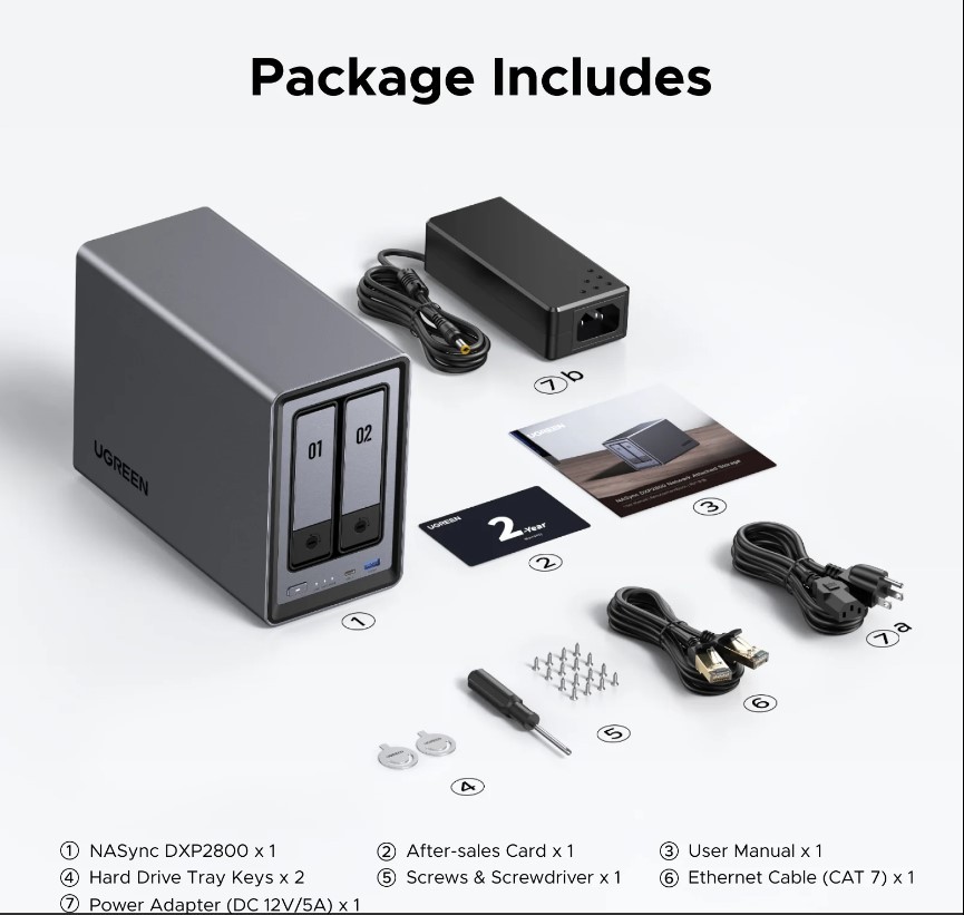 UGREEN NASync DXP2800