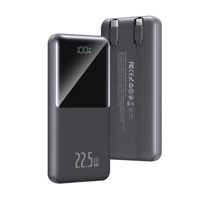 TRUSMI PD 22.5W DIGITAL POWER BANK  20000mAh Black