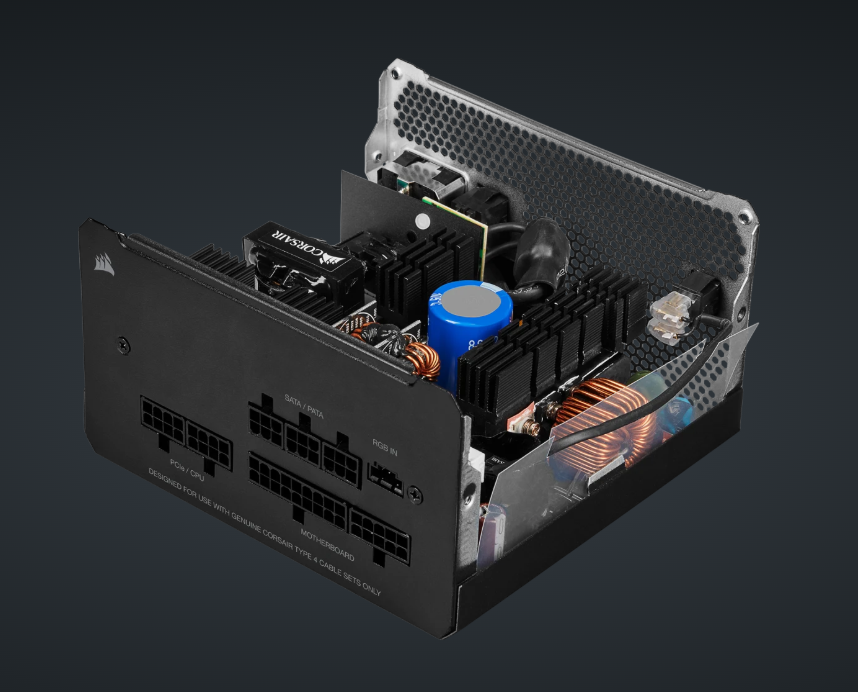 Corsair CX Series™ CX550F RGB — 550 Watt 80 Plus® Bronze Certified Fully Modular RGB PSU CP-9020216-UK