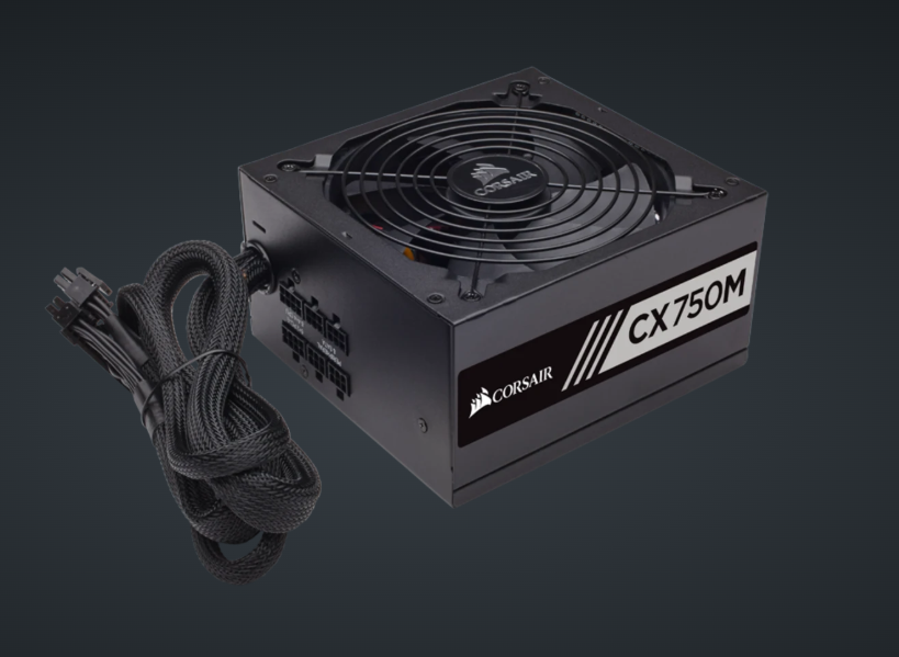 Corsair CX Series™ CX750M — 750 Watt 80 PLUS® Bronze Certified Modular ATX PSU CP-9020061-UK