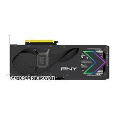 PNY GEFORCE RTX 5070TI 16GB TRIPLE FAN OVER CLOCKED ARGB GRAPHICS CARD