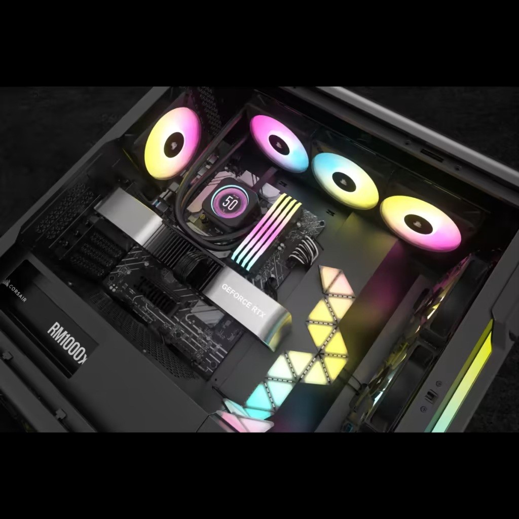 CORSAIR iCUE H150i ELITE LCD Display Liquid CPU Cooler