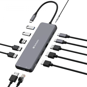 VERBATIM USB-C PRO MULTIPORT HUB 13 PORT CMH-13
