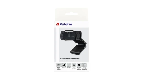 VERBATIM AWC-01 FULL HD 1080P AUTOFOCUS WEBCAM WITH MICROPHONE