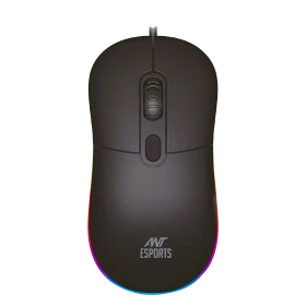 Ant Esports GM40 2400DPI RGB Wired Gaming Mouse Black