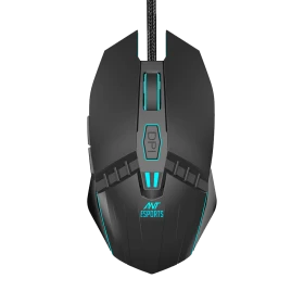 Ant Esports GM50 3600 DPI RGB Wired Gaming Mouse Black