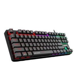 Ant Esports MK1000 Mechanical Wired Gaming Keyboard Black Hot-Swappable Per-Key RGB Red Outemu Switches