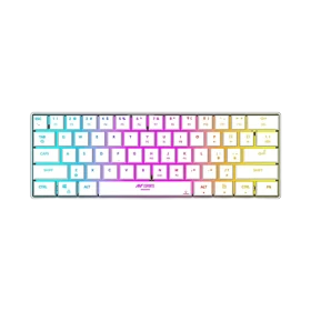 Ant Esports MK1500 Mini Retro Wireless Gaming Keyboard – White