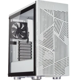 Corsair 275R Airflow Tempered Glass Mid-Tower ATX Gaming Case – White (CC-9011182-WW)