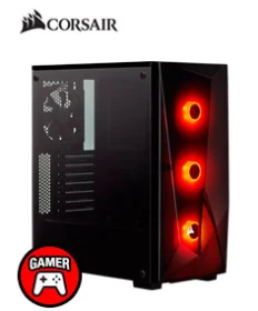 Corsair Carbide Series SPEC-DELTA RGB Tempered Glass Mid-Tower ATX Gaming Case – Black (CC-9011166-WW)