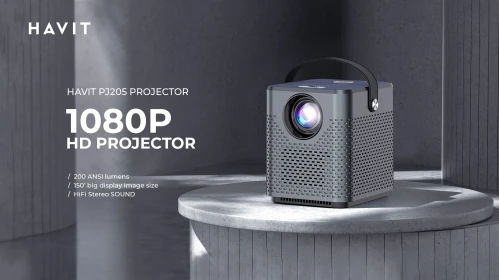 HAVIT Prime Quartz Projector PJ205 P — Full HD Smart Projector