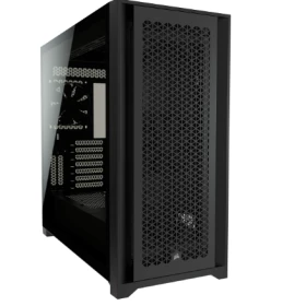 CORSAIR iCUE 5000D Airflow Mid‑Tower ATX PC Case — CC‑9011210‑WW (Black)