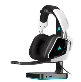 CORSAIR HS60 Pro Void RGB Elite White Gaming Headset