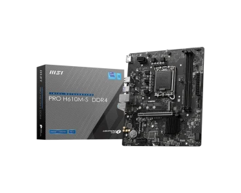 MSI PRO H610M-S Wi-Fi DDR4 Motherboard