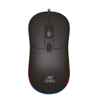 Ant Esports GM40 2400DPI RGB Wired Gaming Mouse Black