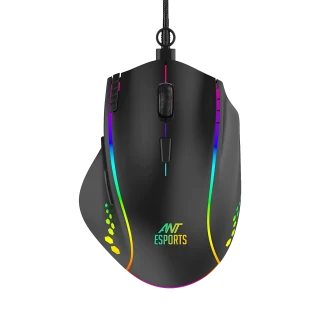 Ant Esports GM600 7200DPI RGB Wired Gaming Mouse Black