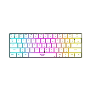 Ant Esports MK1500 Mini Retro Wireless Gaming Keyboard – White