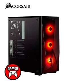 Corsair Carbide Series SPEC-DELTA RGB Tempered Glass Mid-Tower ATX Gaming Case – Black (CC-9011166-WW)