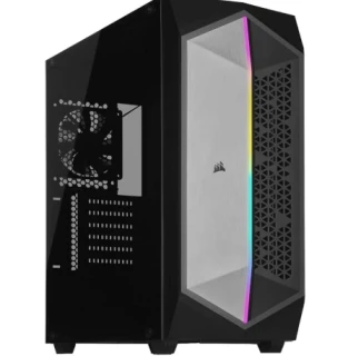 Corsair 470T RGB Tempered Glass Mid-Tower ATX Gaming Case – Black (CC-9011215-WW)