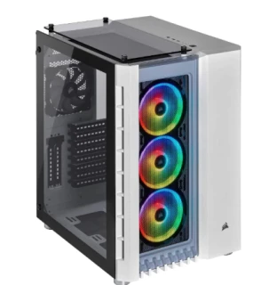 CORSAIR Crystal Series 680X RGB High Airflow Mid‑Tower ATX PC Case — CC‑9011169‑WW (White)